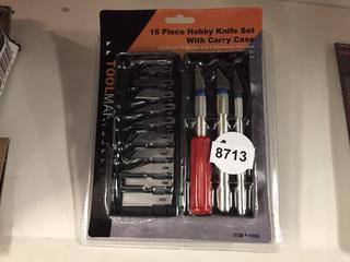 19 pc Hobby Knife Set, Diving Flash Light.