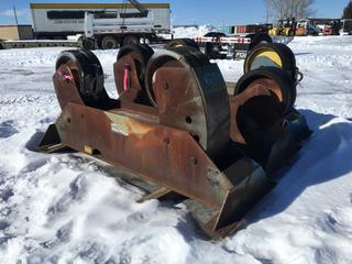 (3) Pandjiris 15 Ton Vessel Idler Rollers.