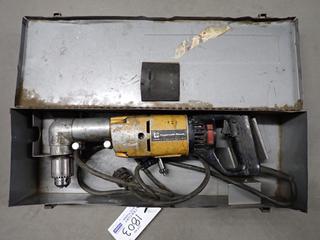 Ingersol Rand 1/2in R.A. Drill, 25-60Hz, 450 RPM.