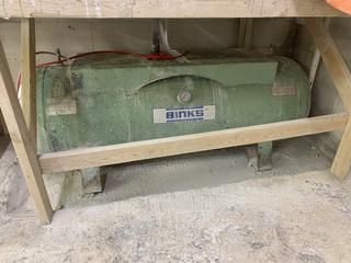 Selling Off-Site - Binks Air Tank. Located at 3624 Manchester Road SE., Calgary, AB. Viewing March 13th 10:00 AM to 3:00 PM By Appointment Only, Call Brad at (403) 371-9253.