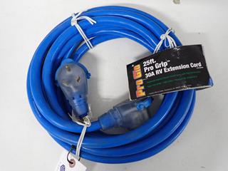 Unused ProGlo 25ft Pro Grip 30A RV Extension Cord.