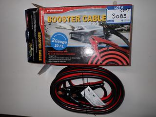 Professional Booster Cables, 2 Gauge, 20ft.