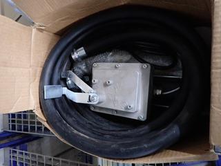 Unused Powertek Model HS18121501 Fuel Transfer Pump, 12V DC, 15 GPM.