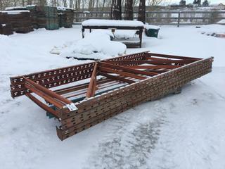 (1) Set of Pallet Racking 48in W x 9ft H.