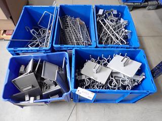 Pallet of Various Metal Display Pegs, Etc.