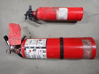 (2) Multi-Purpose Dry Chemical Fire Extinguishers.