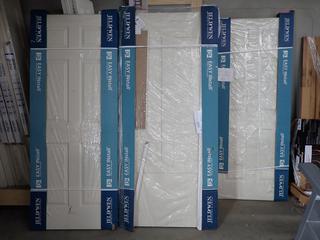 (2) 32in and (1) 36in Jeldwen Easy Install Door Units, Damaged.