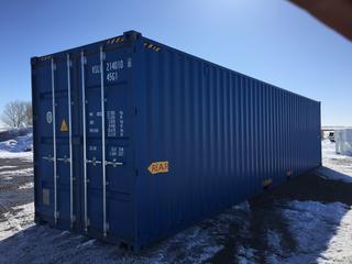 40 Ft. HC Storage Container c/w Doors At Both Ends # VSLU 2140106
