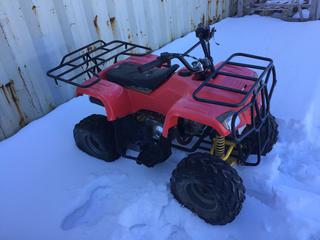 Quad c/w 16x8-7 Tires, S/N L4PGUM42373A20318, *Not Running, No Key, Seat Ripped, Tires Worn, Foot Rests Broken.*