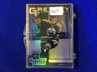 1999 Wayne Gretzky Oilers Upper Deck Hockey Cards.