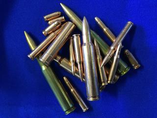 Assorted Bullet Replicas.