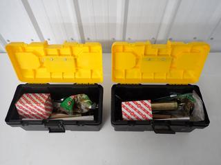 (2) Small Toolboxes with Assorted Hand Tools. (2-H-4)
