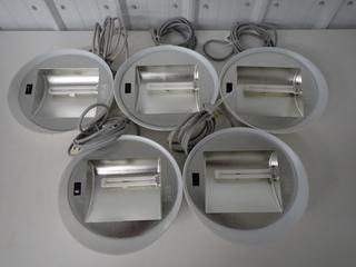 (2) Overhead Magnetic Indoor Lights, TU200A, 12V, 60Hz, 13W. (4-A-2)