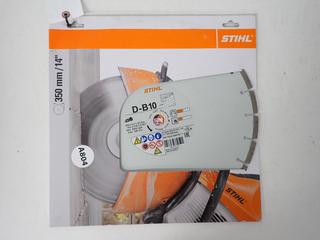 Stihl D-B10 14in/1350mm Diamond Cutting Wheel. (2-K-3)