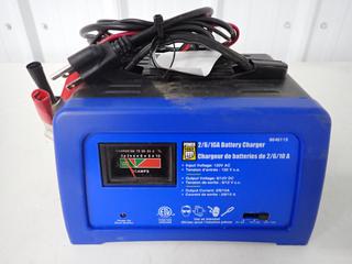 Powerfist 8646119 2/6/10 Amp Battery Charger, 120V AC. (1-F-1)