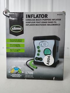 Slime 42013 Cordless Multi-Purpose Inflator. (1-F-1)