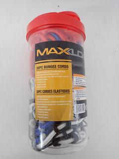 Max Load 37500 30-Piece Bungee Cords. (3-A-1)