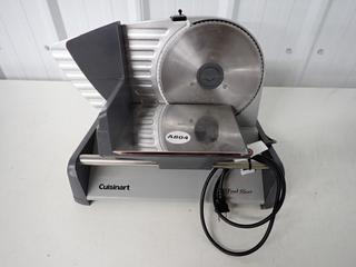 Cuisinart Model CFS-155C Food Slicer, 120V, 60Hx, 130W. (4-C-3)