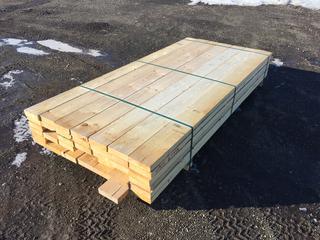 Lift of Planed Lumber KDHT, 2x6 - Approximately 6-7 Ft. Length, 42 Pcs/Lift, Control # 7558.