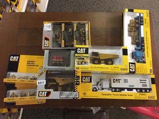 (8) Various Size CAT Diecast Models, In Boxes. (28-B-1)