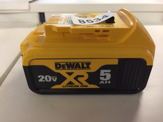 DeWalt 20v Lithium Ion Battery. (28-F-1)