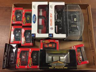 Assorted Diecast Models, In Boxes. American Muscle, Hershey's, Winner's Circle, etc. (27-D-2)