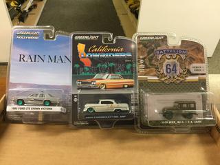 Assorted Diecast Models, In Boxes. Greenlight Collectibles, M2 Machines. (27-D-2)