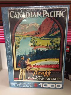 Canadian Pacific Banff Sealed 1000 Piece Puzzle. (20-A-1)