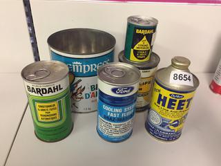 Assorted Decorative Cans. (20-E-1)