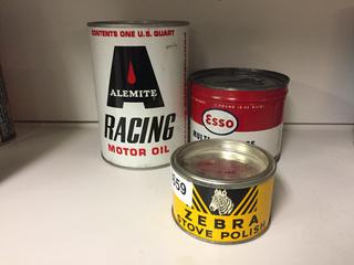 Assorted Decorative Cans. (20-E-2)