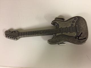 Guitar Belt Buckle. (20-B-2)