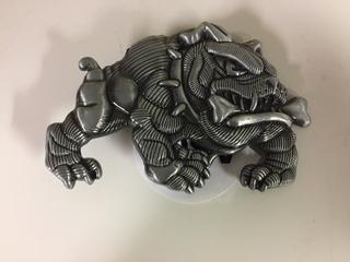 Bulldog Belt Buckle. (20-B-2)