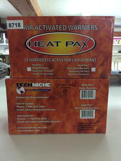 (2) Packs of Heat Pax Air Activated Warmers. (24-B-1)