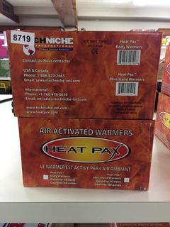 (2) Packs of Heat Pax Air Activated Warmers. (24-B-1)