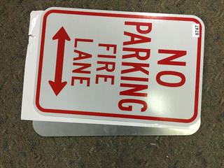 (2) No Parking Signs. 12 in. x 18 in. (22-A-4)