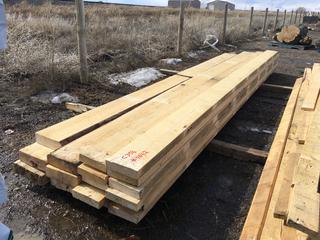 Quantity of Rough-Cut Lumber 2x8 (176 Linear Ft. Total) & 3x10 (88 Linear Ft. Total) Control # 7642