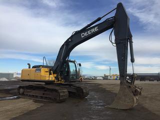 2012 Deere 290G Excavator c/w Heat, A/C, Air Ride, Showing 14486 Hours, S/N 1FF290GXJCD705216, *Right Mirror Missing*