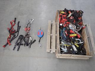 Assorted Fall Protection Harnesses, Retractable Lifelines, Lanyards, Etc. (8-B-3)