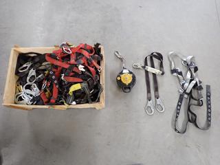 Assorted Fall Protection Harnesses, Retractable Lifelines, Lanyards, Etc. (8-B-3)