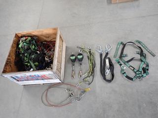 Assorted Fall Protection Harnesses, Retractable Lifelines, Lanyards, Etc. (8-C-3)