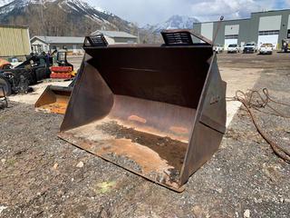 Selling Off-Site - IMAC General Purpose Bucket To Fit John Deere 624H Wheel Loader, Located in Fernie, B.C. Call Brad 403-371-9253 For Further Details, Viewing By Appointment Only. 