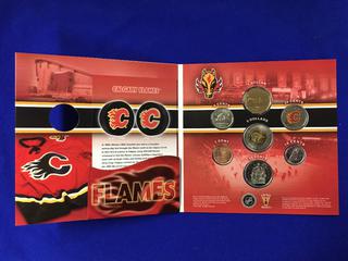 2006-2007 Calgary Flames Coin Set.