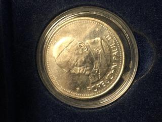 1984 Pope John Paul II Commemorative Coin.