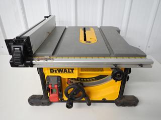 DeWalt Model DWE7485 8-1/4in Table Saw, Type 3, 120VAC-50/60Hz, 15A. (1-C-3)