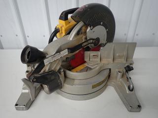 DeWalt Model DW713 10in Compound Miter Saw, Type 1, 120V-60Hz, 15A. (1-A-2)