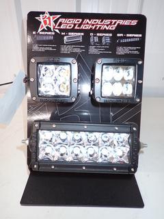 Ridgid Industries LED Lighting Display. (1-G-1)