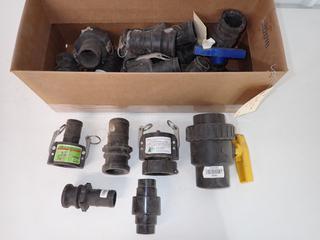 Cam Lock & Pipe Parts & Pieces, Assorted Sizes. (5-T-2)