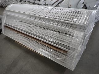 (18) Fluorescent Shop Lights Model 0590-A709, 7ft. x 8in x 11in. (WH)