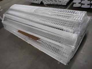 (17) Fluorescent Shop Lights Model 0590-A709, 7ft. x 8in x 11in. (WH)