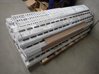 Fluorescent Shop Lights. 7 ft x 8 in x 11 in.